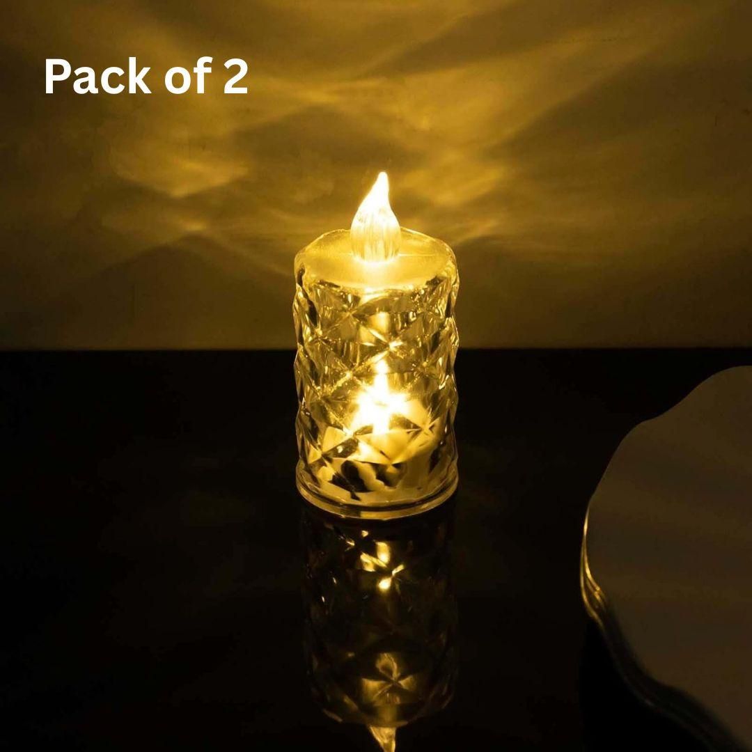 Candle Lamps for Temple (Pack of 2)