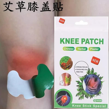 Herbal Knee Plaster Sticker Wormwood Extract Joint Ache Pain Relieving Pack Of (10)