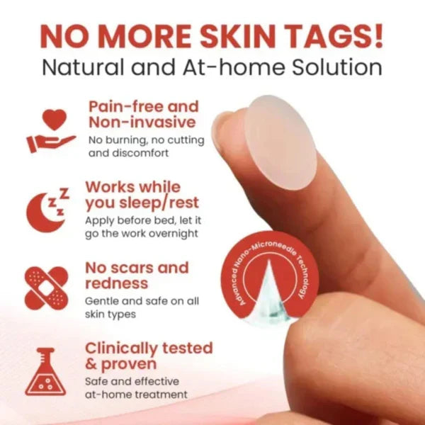 Derma Smooth Skin Tag Removal Patch