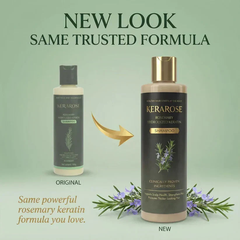 Kerarose Rosemary Shampoo For Hair Growth (Buy 1 Get 1 Free 🔥🔥)
